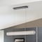 Nuvo Vale, 43 Inch LED Island Pendant, Matte Black, Silk Screened Acrylic Lens 62/2041 - alternate 3